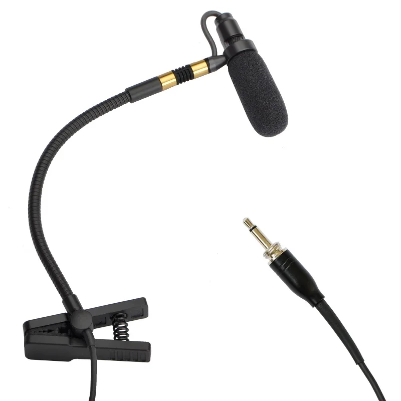 IM-20 3 Pin 4 Pin Mini XLR Plug 3,5 мм разъем музыкальный инструмент микрофон всенаправленного типа Sax микрофон - Цвет: 3.5mm with screw