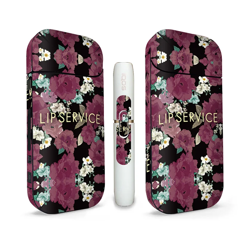 Очаровательный Цветочный узор 3 м клейкая Кожа Наклейка для iqos 2 4 плюс