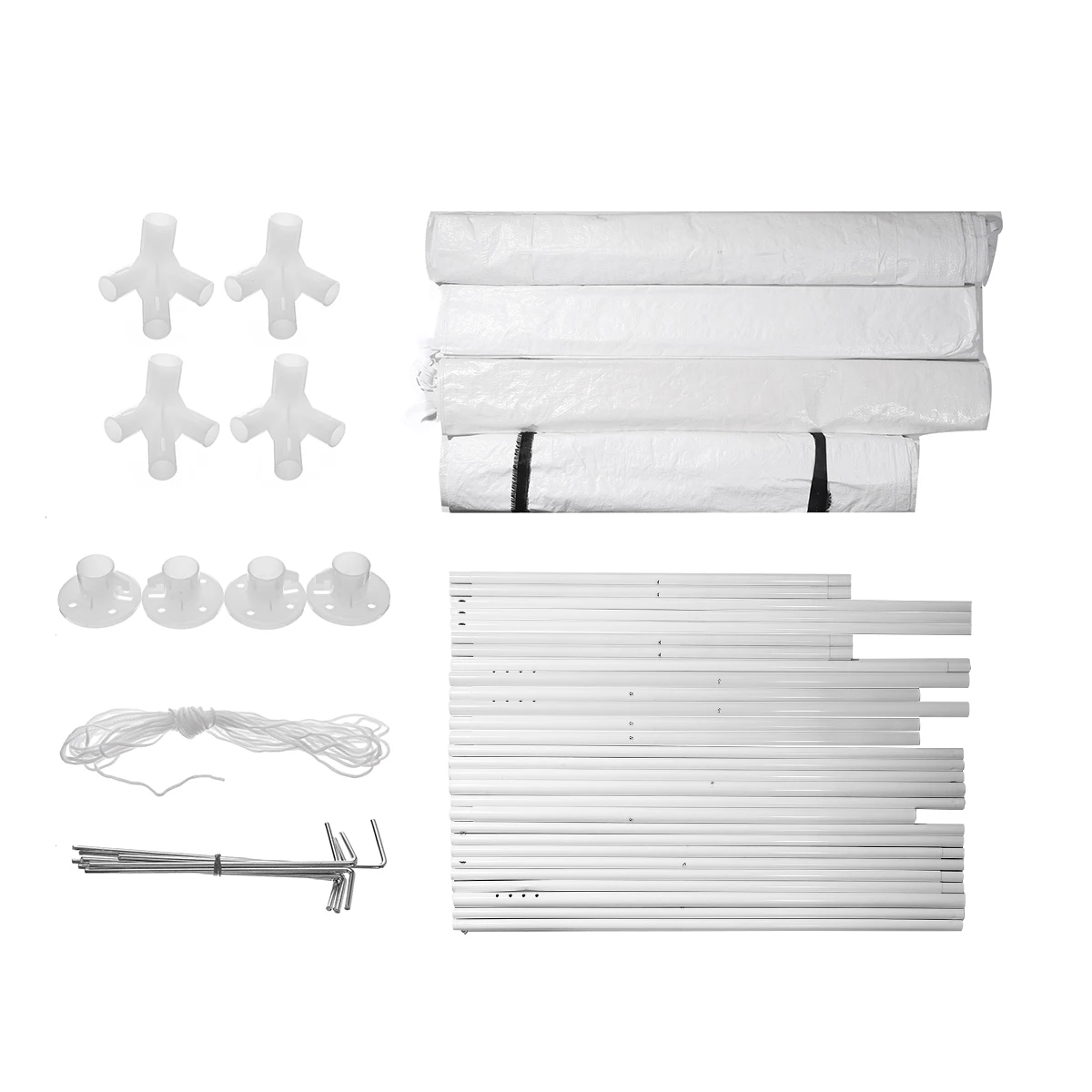 

Portable Windproof Outdoor Tent PE Cloth Sidewall Waterproof Easy Use Accessories Anti-UV Reusable Gazebo Side Panel Durable