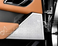 for land rover range rover velar 2017 2018 car aluminum alloy door speaker cover panel frame trim