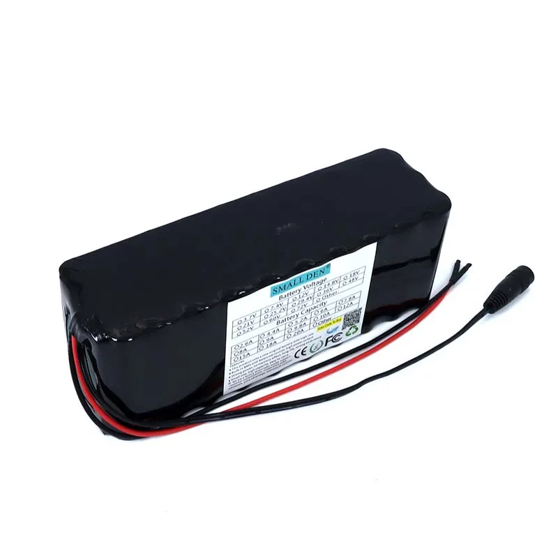 SMALLDEN 11 1 v 12V 30Ah 18650 Литий Батарея пакет 30000 мА/ч 500 Вт 800W для Шахтерская лампа батареи