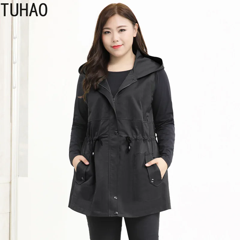 Женский Повседневный жилет TUHAO офисный в стиле сафари большие размеры 10XL 9XL 8XL 7XL