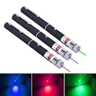 Высокомощная лазерная указка 5 мВт зеленая синяя красная лазерная указка мощный измеритель 530 нм 405 нм 650нм Зеленая лазерная ручка