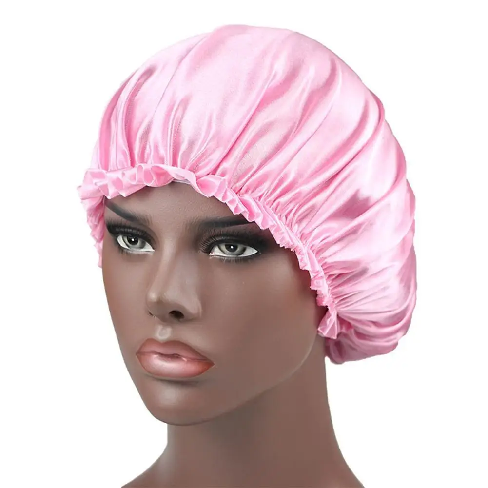 Women Fashion Satin Bonnet Cap Night Sleep Hat Hair Dropshipping Wrap Beanie For Long Care Head Womens Wholesale Hats R1N7 | Аксессуары
