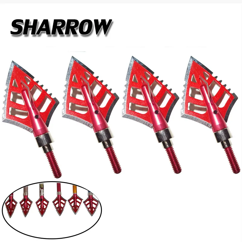 6/12/24 шт. 2 фиксированных лезвия наконечники стрел 120 зернистые винтовые для