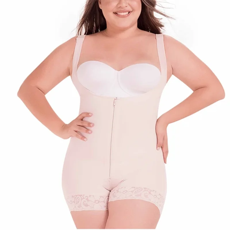 

Postpartum Shaping Zipper Suit Slimming Corset Butt Lifter Underwear Belly High Panties Waist Trainers