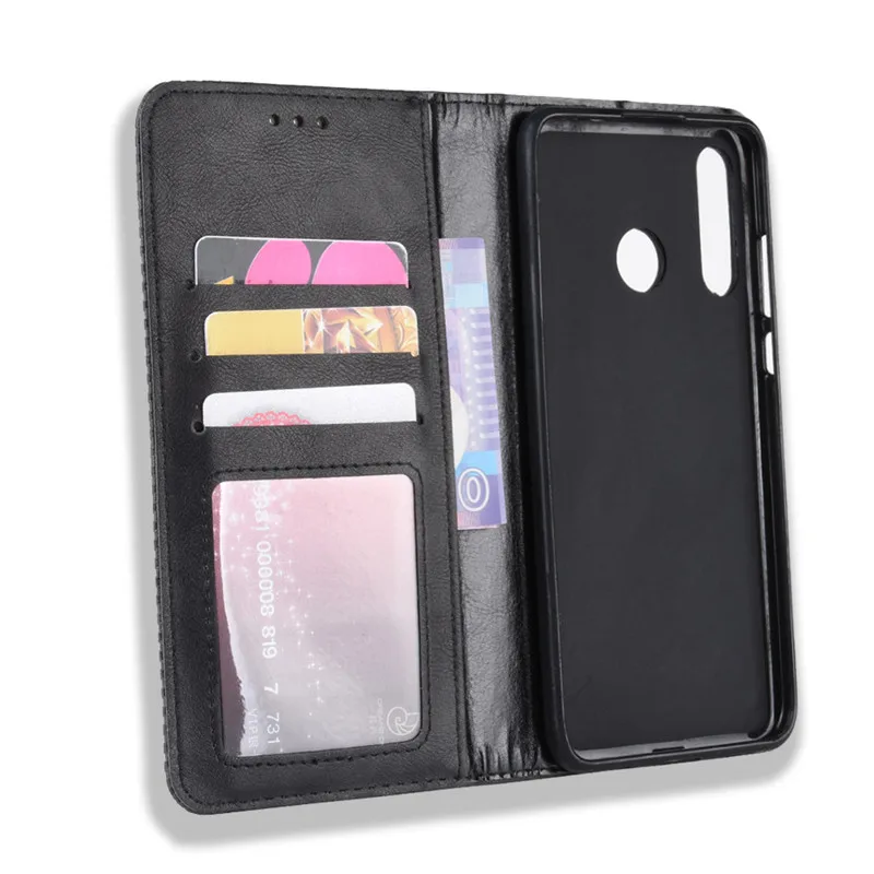 Флип чехол для Honor 10i кошелек задняя крышка из искусственной кожи телефона Huawei 10