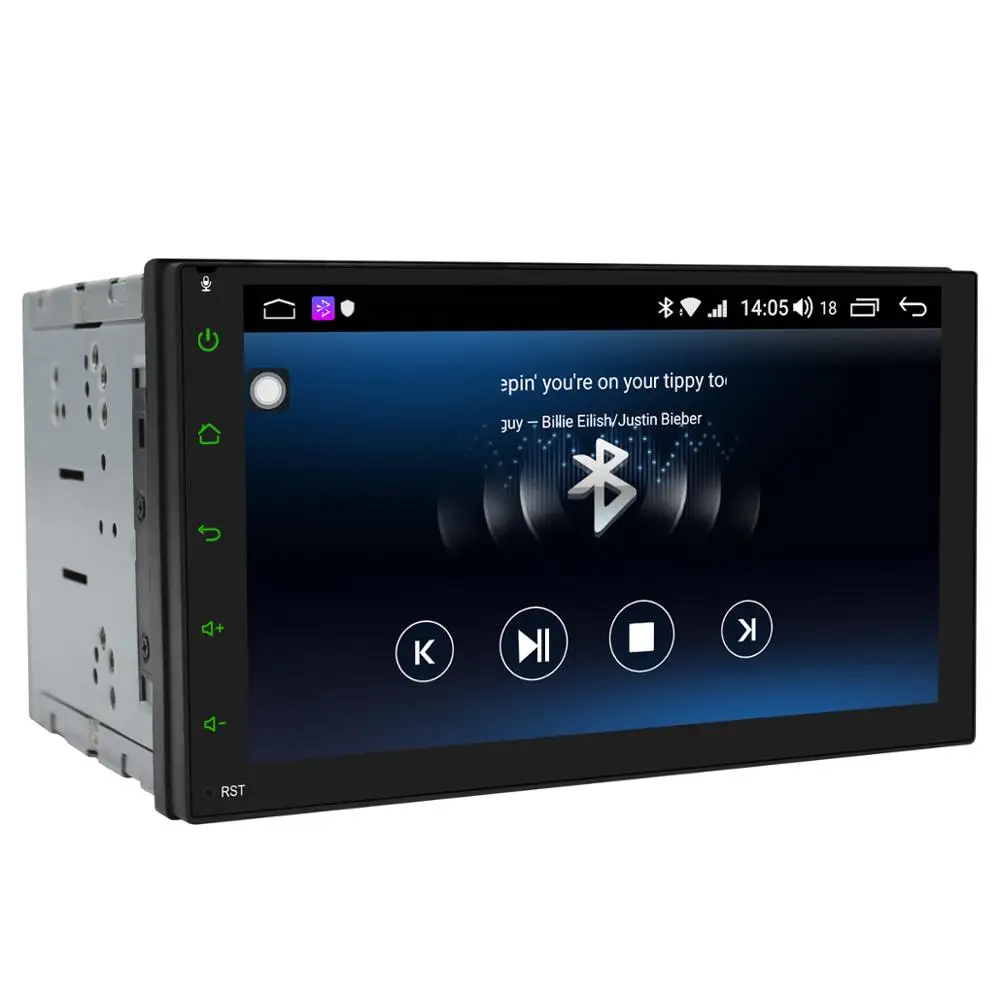 7 дюймовый 2Din Android 8 1 4 Гб 64 сенсорный экран Bluetooth автомобильный проигрыватель с