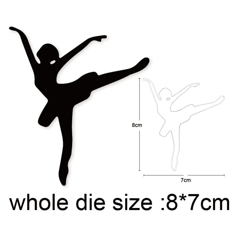

Girl Woman Ballet Yoga Metal Cutting Dies Stencils for DIY Scrapbooking/photo album Decor Embossing Paper Card Making Craft dies