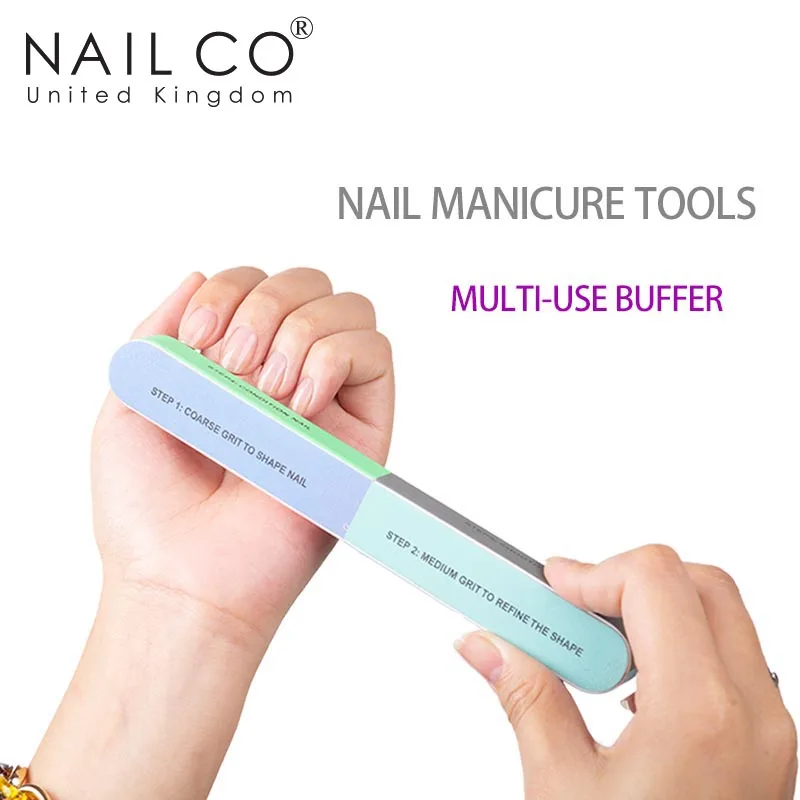 Пилка для ногтей NAILCO шестигранная буффа многофункциональный буфер матированные