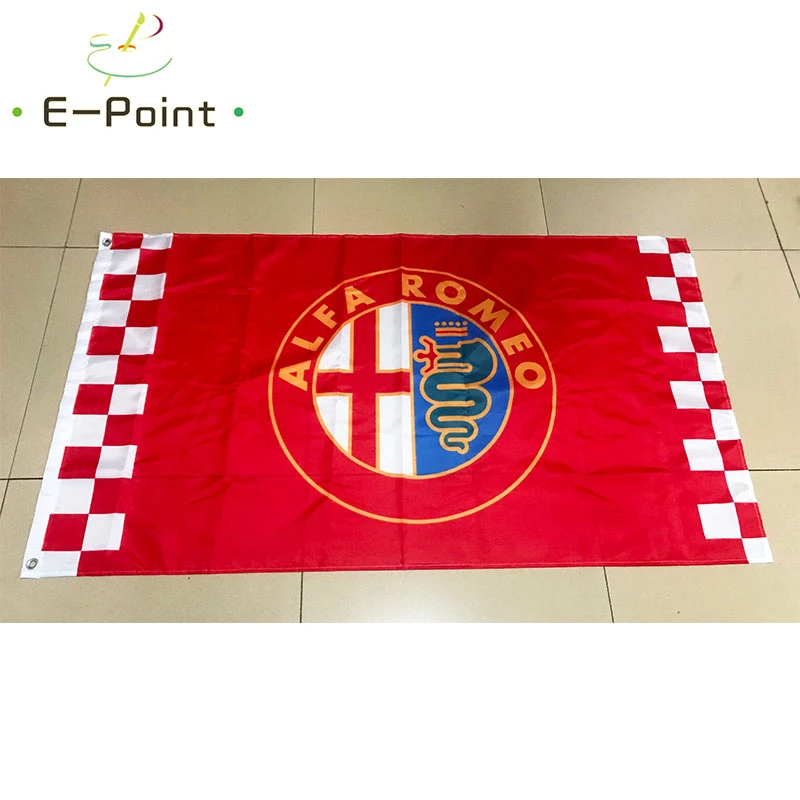 

Italy Alfa Romeo Racing Car Flag 2ft*3ft (60*90cm) 3ft*5ft (90*150cm) Size Christmas Decorations for Home Flag Banner Gifts