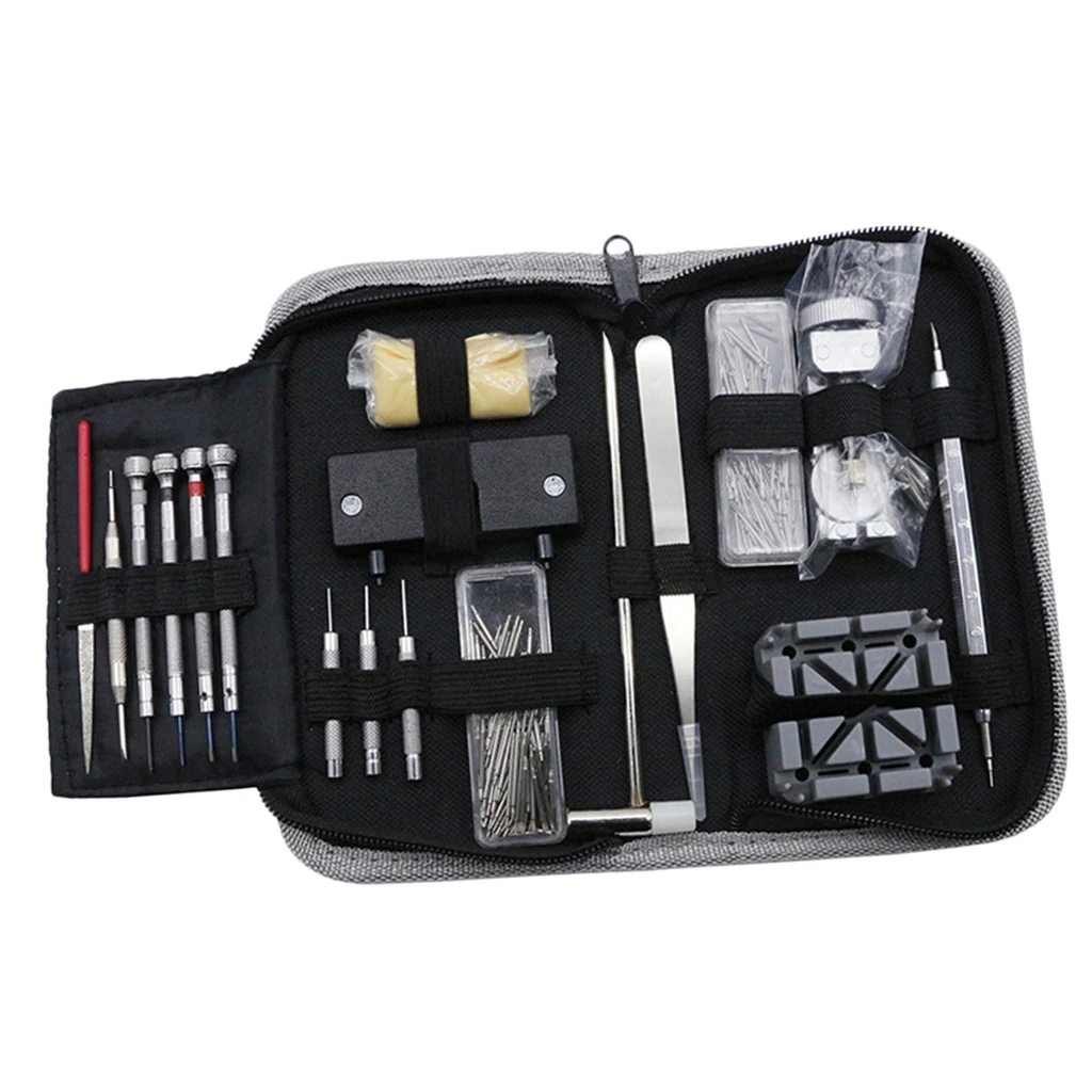 

Metal Adjuster Watch Band Back Case Link Pins Remover Repair Watch Tools Kit