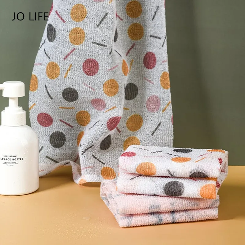 

JO LIFE Nordic Shower Bath Backrubbing Towel Hand Washing Cloth Back Strip