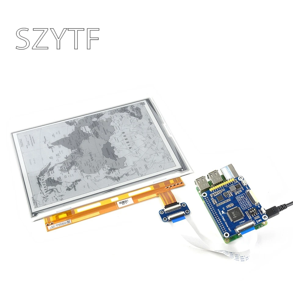 Online 9,7-zoll Tinte Bildschirm Elektronische Papier 1200x825 Auflösung Kann Verbunden Zu Raspberry Pi 3 B + Generation STM32