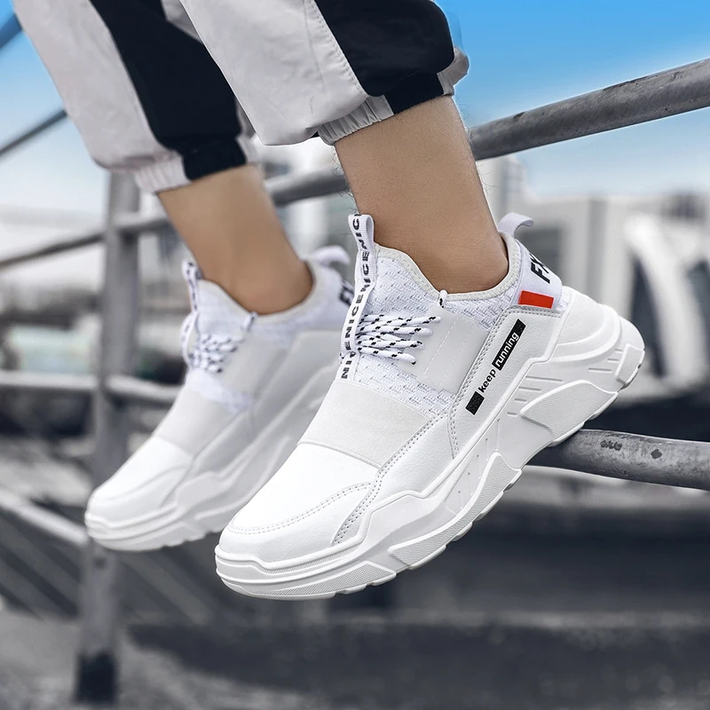 Для мужчин кроссовки Скорость бегун Huaraching E.D.G 7 0 Off Цвет Белый Все цвет с рисунком
