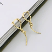silvology 925 sterling silver twisted rope knot earrings simple chic stylish earrings for women festival jewelry designers gift