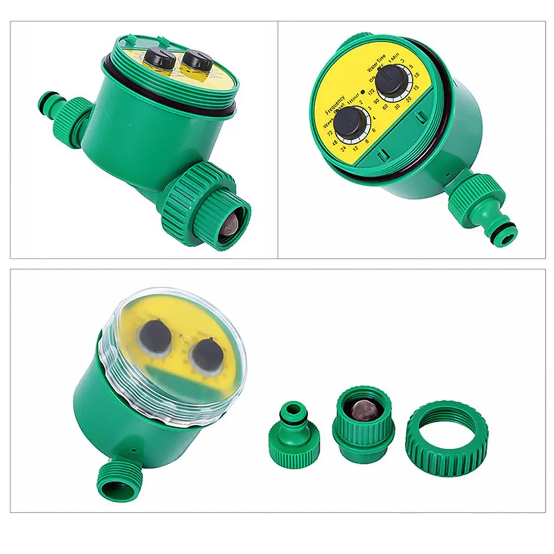 

Automatic Watering Timer Irrigation Timer Ball Valve Electronic Irrigation Controller Water Timer For Garden Watering System