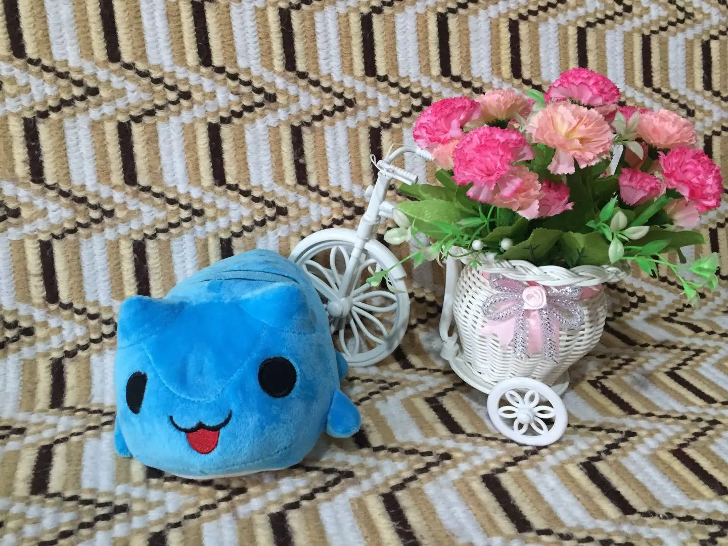 Bugcat Capoo мягкая синяя милый игрушечный Кот плюшевая кукла из мультфильма аксессуары для косплея реквизит Рождественский подарок для детей