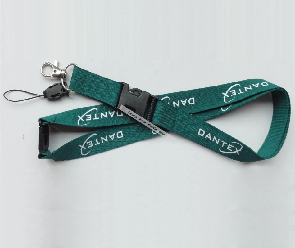 Темно-зеленый шнурок с логотипом на заказ текстом шелковым экраном принтом