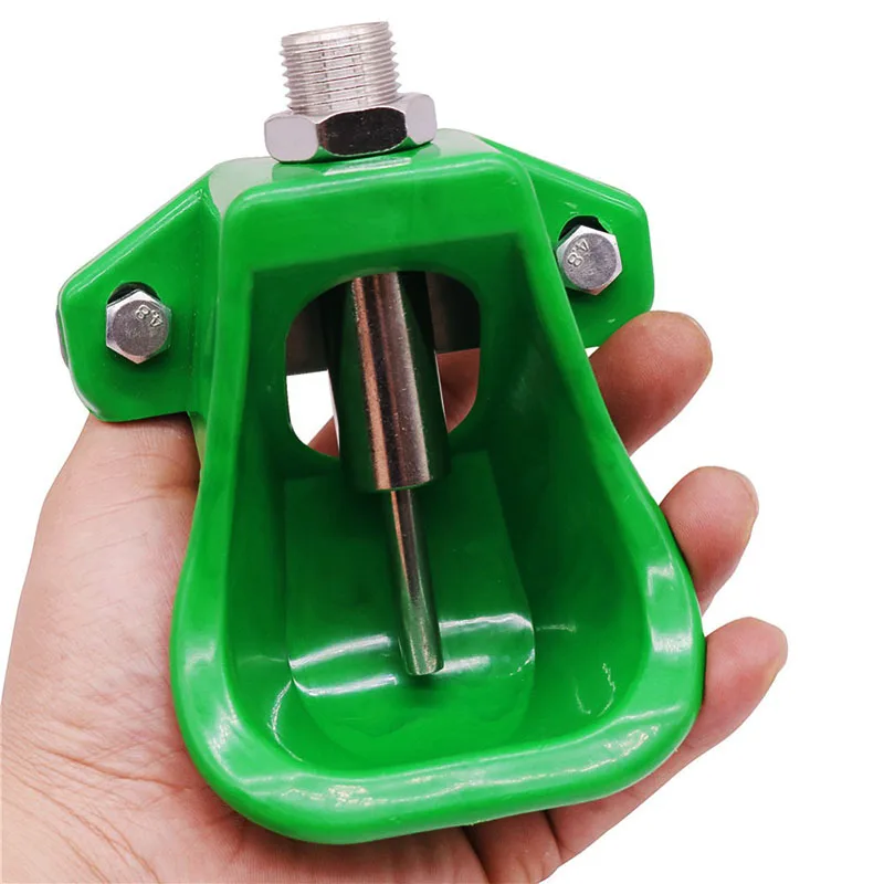 1 Pcs Pig Nipple Drinker Small Suckling Drinking Bowl Livestock Cage Fountain ABS And Stainless Steel Screw Fixing | Дом и сад