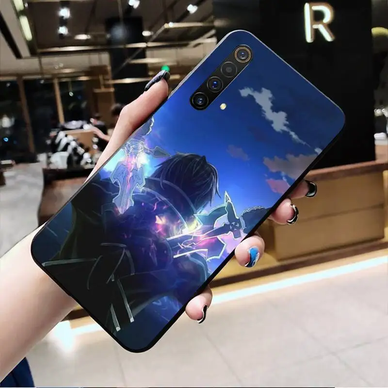 HUAGETOP горячий меч искусство онлайн SAO Аниме Манга чехол для телефона OPPO Realme 6 Pro 3 5 C2