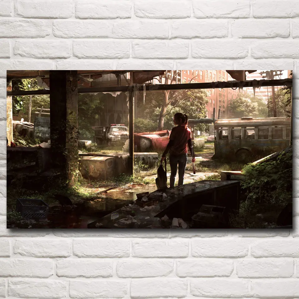 Плакаты The Last of Us шелковые картинки для гостиной картины настенные декорации | Дом