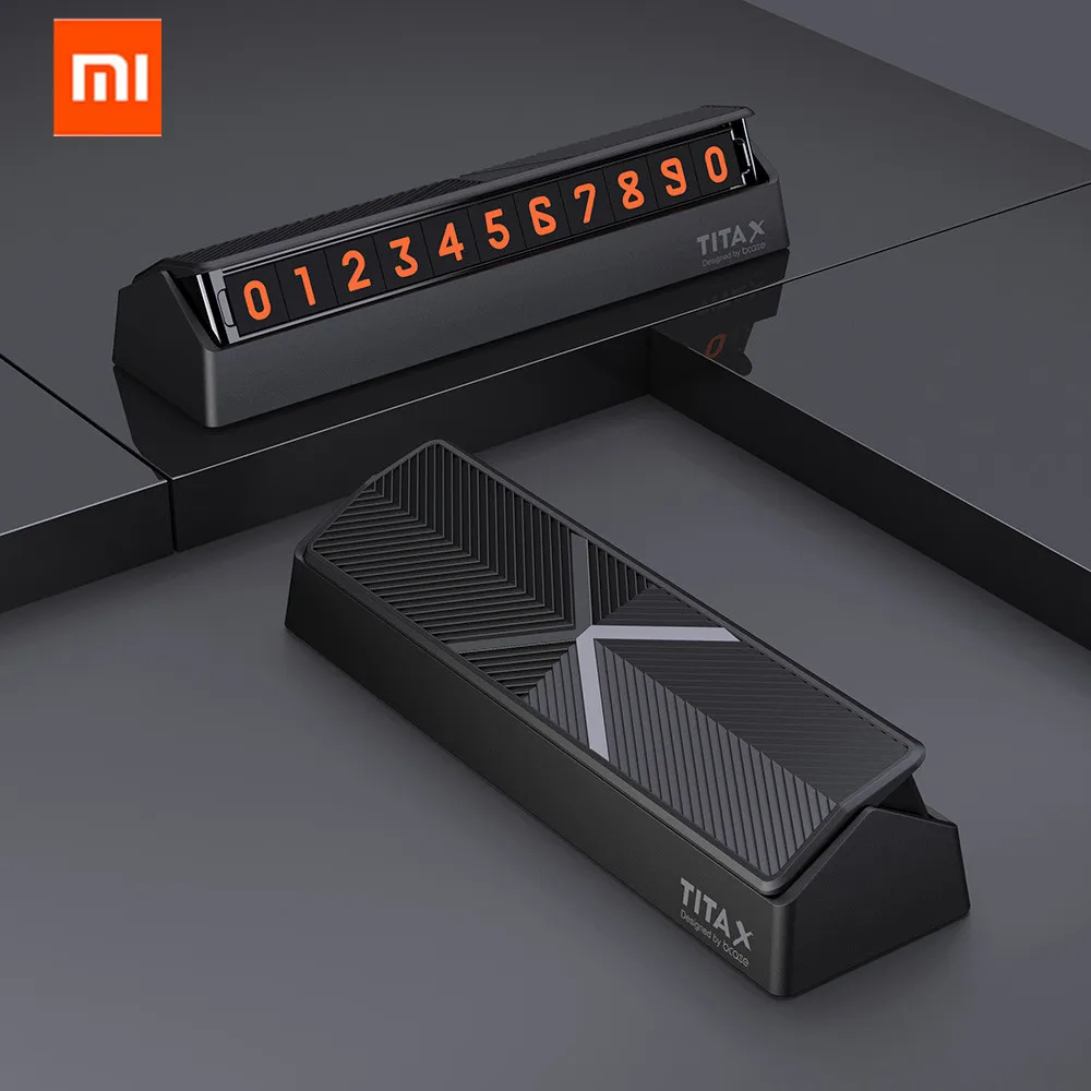 Xiaomi Mijia Bcase, TITA X Share To Bcase, откидной Чехол, автомобильный, умеренный, парковочный телефон, номерная карта, мини-украшение для автомобиля