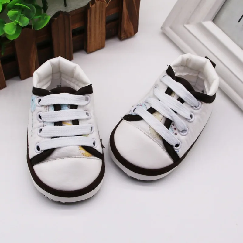 Детские повседневные кроссовки на шнуровке для малышей Обувь с мягкой подошвой