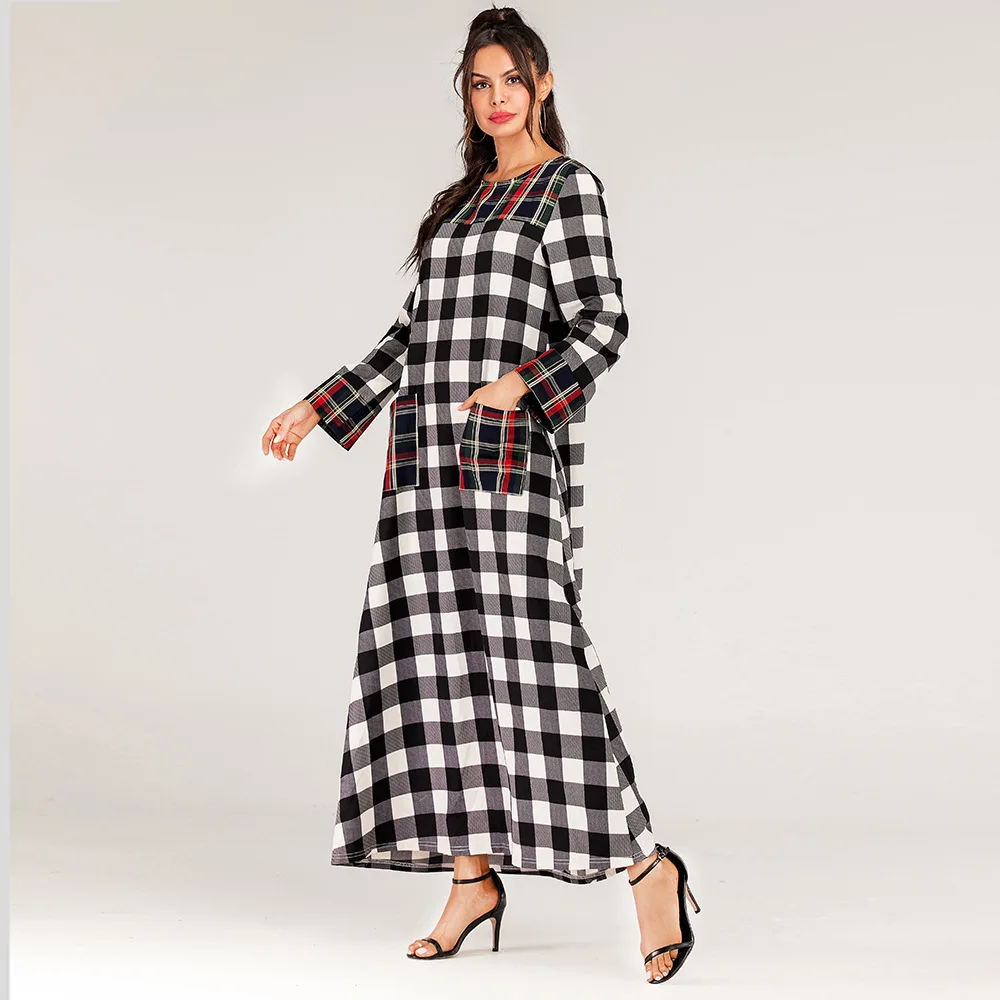 Дубай мусульманский абайя женские комбинированные ботинки трапециевидной формы