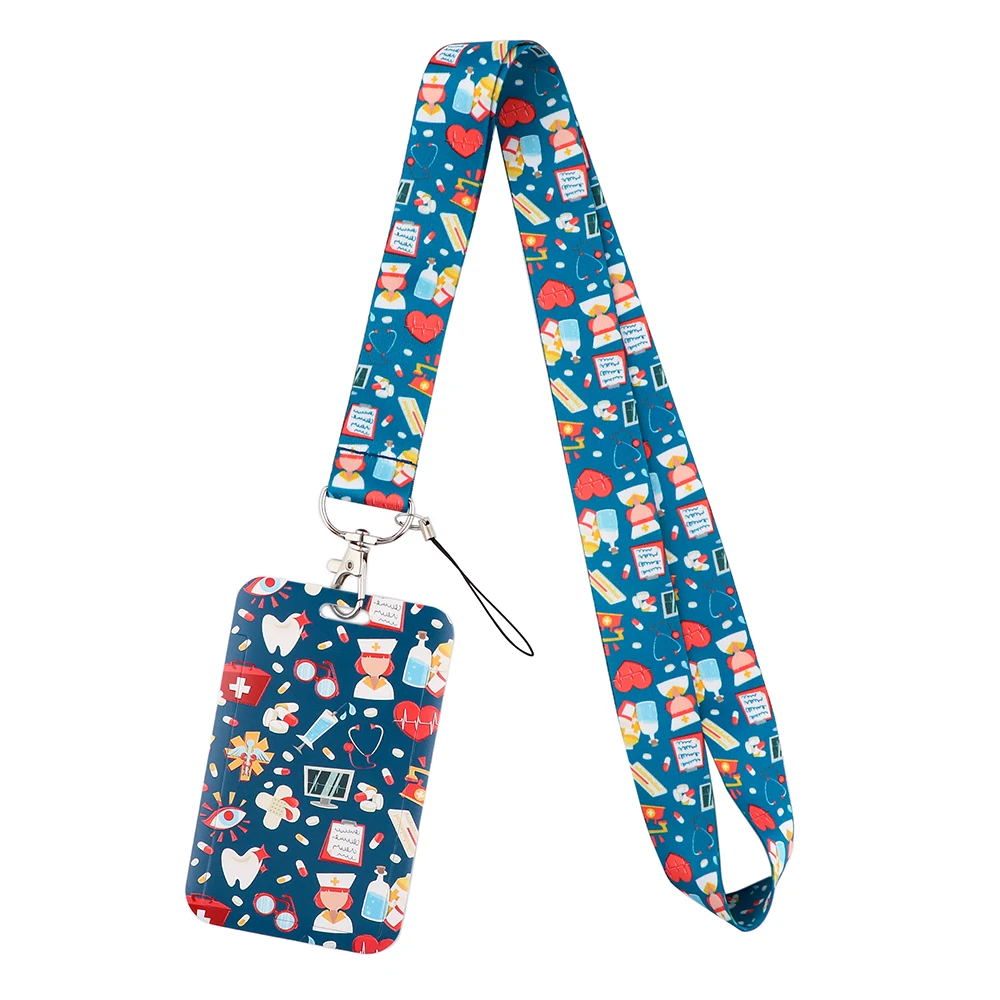 

CB882 Medical Lanyard Doctor Nurse Neck Strap for Key ID Card Cell Phone Straps for USB Badge Holder DIY Hanging Rope Strap