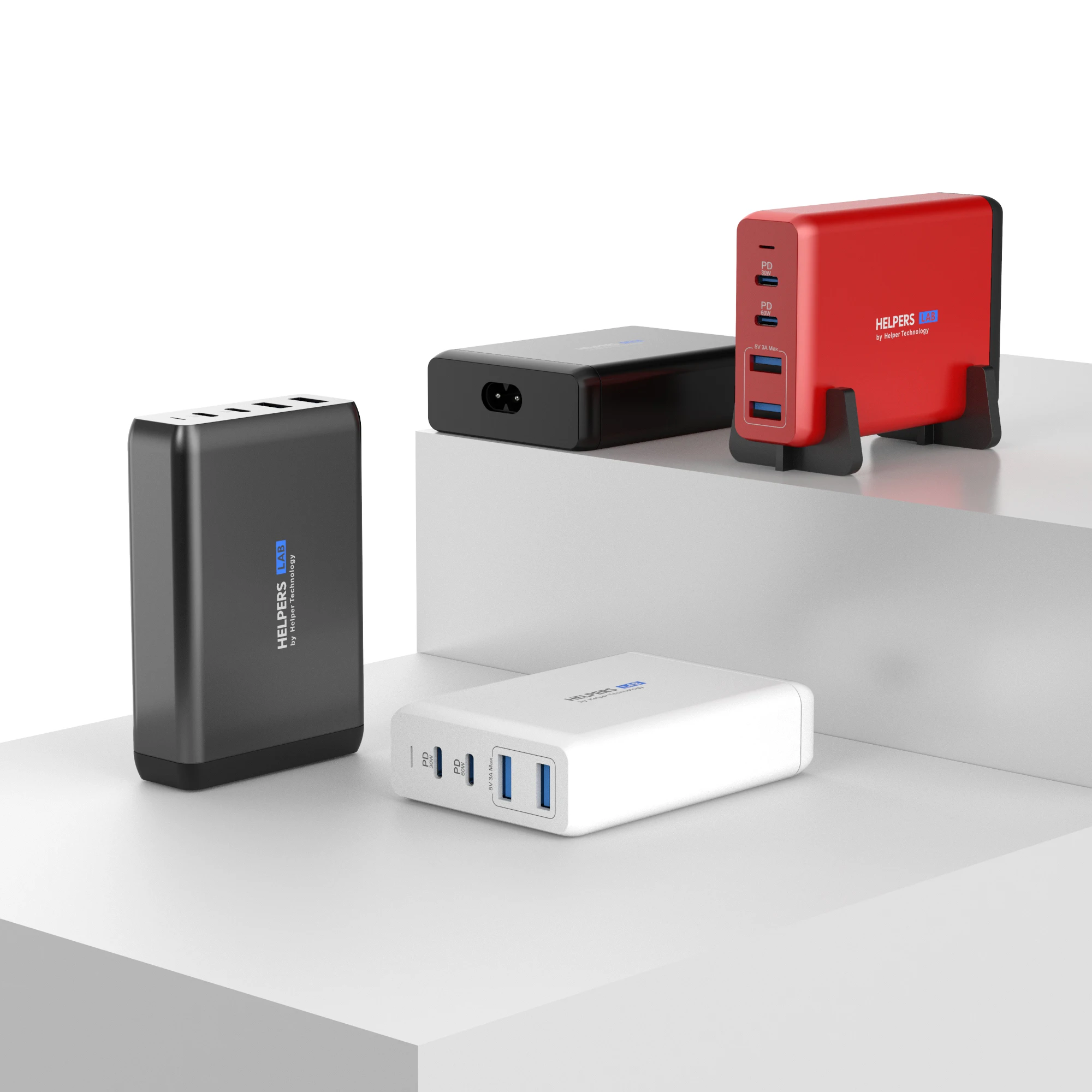 USB-C 65 Вт+ 30 Вт и 2 USB-A порта зарядное устройство адаптер с тип-c PD для Macbook XiaoMi hp Dell XPS iPhone 11 pro и многое другое