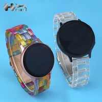 suitable for samsung watch resin strap rainbow galaxy watch 42mm 46mm color matching samsung watch bracelet 20mm 22mm