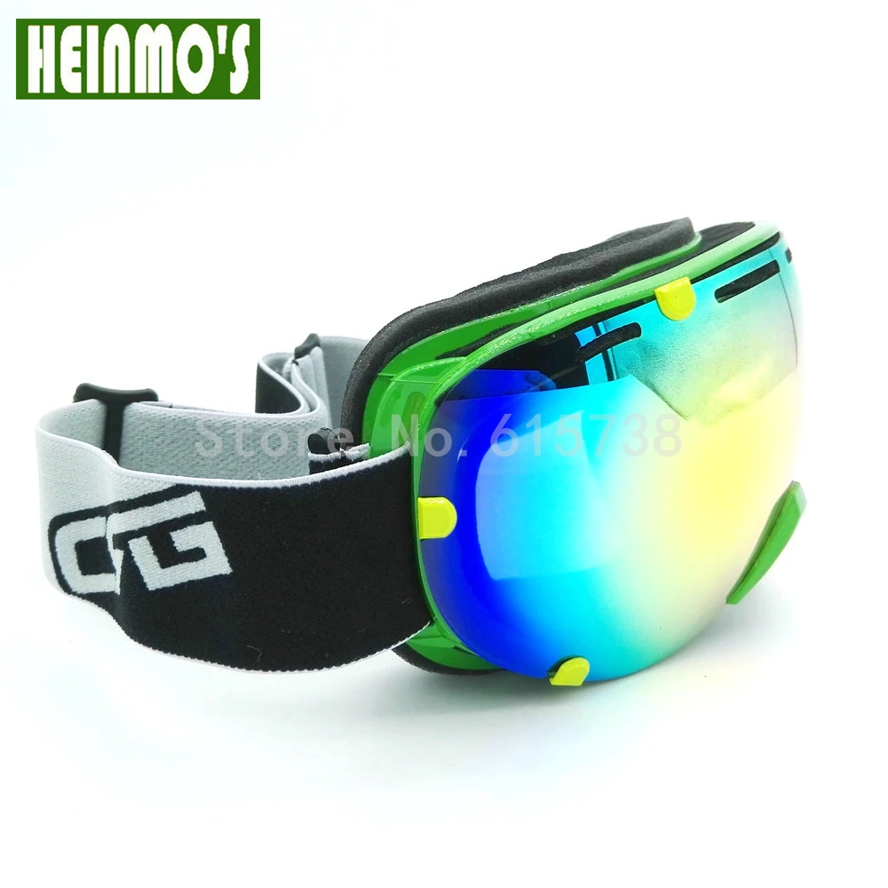 Лыжные очки snowboad для катания на лыжах скейтборде двойные линзы противотуманная