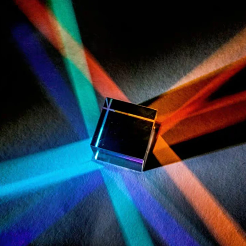 Оптическое стекло призма Rgb дисперсия Призма физический светильник спектр