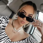 Солнцезащитные очки женские прямоугольной формы, винтажные Роскошные брендовые дизайнерские прямоугольной формы с маленькой оправой, для вождения