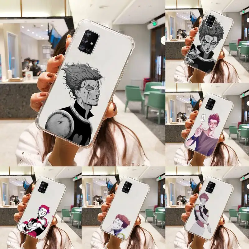 

Hisoka hunter x hunter Phone Case Transparent For Samsung S 10 9 20 11 7 8 21 6 P Edge PLUS ULTRA 4G 5G
