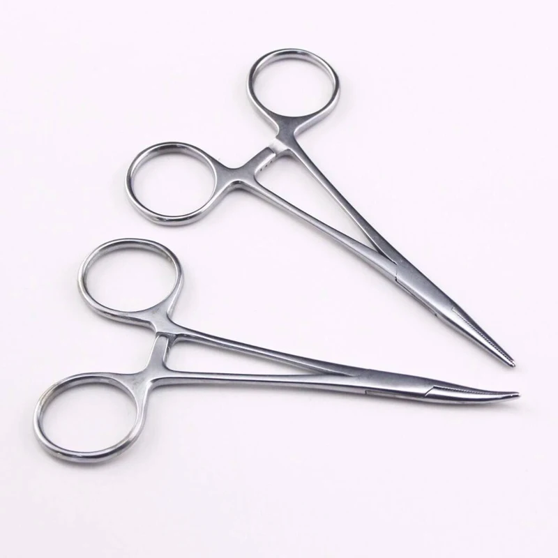 12 5 см гемостат для вытаскивания шерсти домашних животных разноцветные