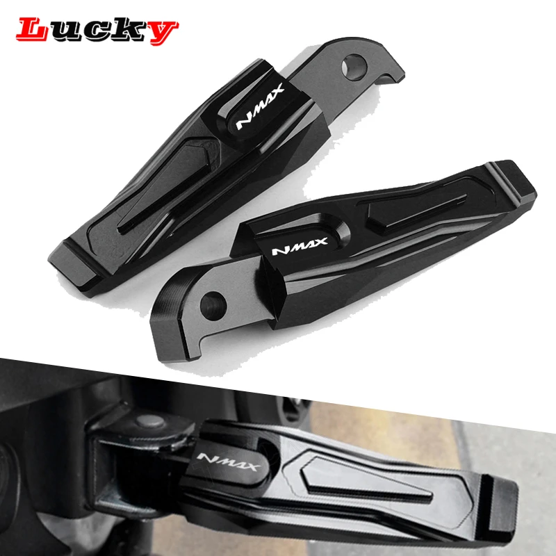 

High Quality New For YAMAHA NMAX155 2015-2018 NMAX 125 All Years CNC Motorcycle Rear Passenger Foot Peg Footrests Footpeg Pedal