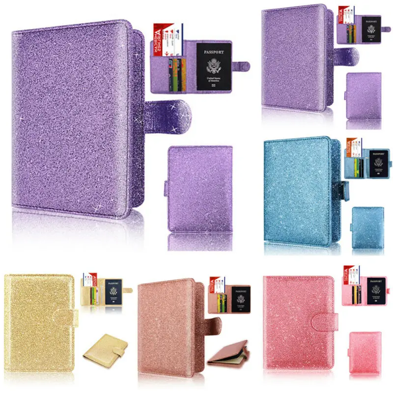 

Hot Passport Holder Cover Wallet RFID Blocking PU Leather Card Holder Case Travel Passport Cover NEW /BY