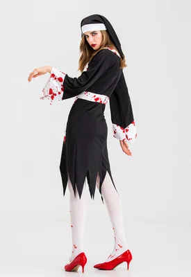 Хэллоуин Карнавальный костюм вечерние ужасный кровавый зомби сестра платье