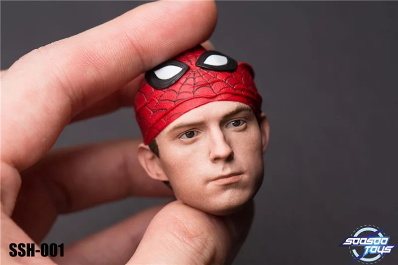 

in Stock SOOSOOTOYS 1/6 Scale SSH-001 Little Spider Peter Head Sculpt Fit 12" Male Action Figure Body