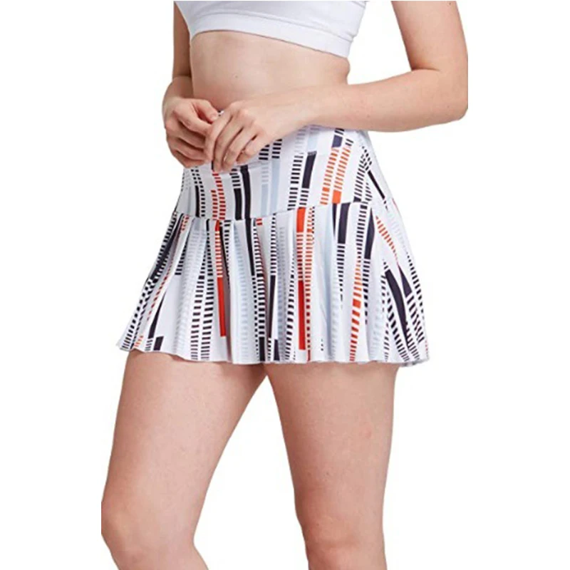 

Summer Women's Sports Tennis Skirt Pleated Golf Sports Wear Shorts High-waist Pocket Yoga Skort Deportivos Workout Fitness Dress