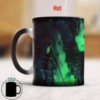 attack on titan coffee mug 11oz color changing mug magic milk cup friends gift travel mug