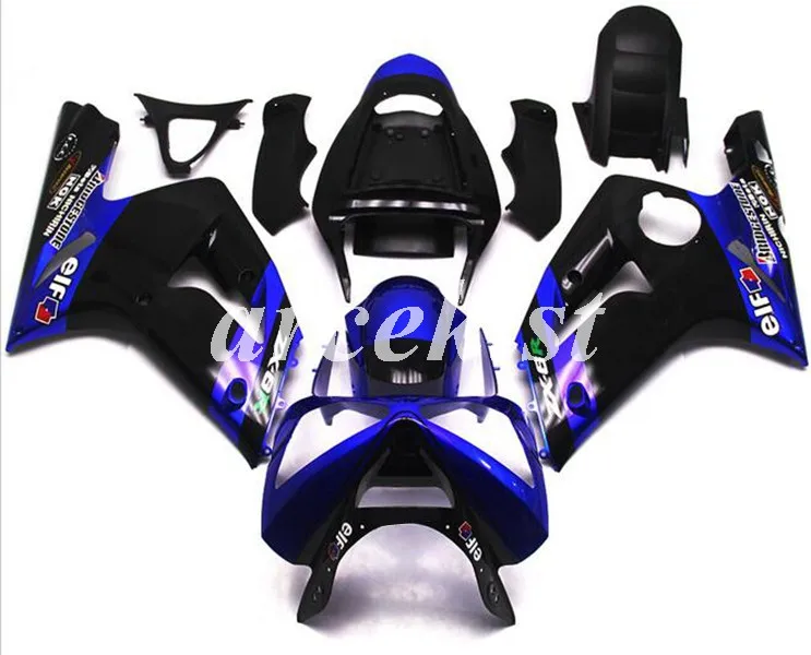 

New ABS Injection Mold Full Fairings Kit Fit for kawasaki Ninja ZX6R 636 2003 2004 03 04 6R custom Free Blue black
