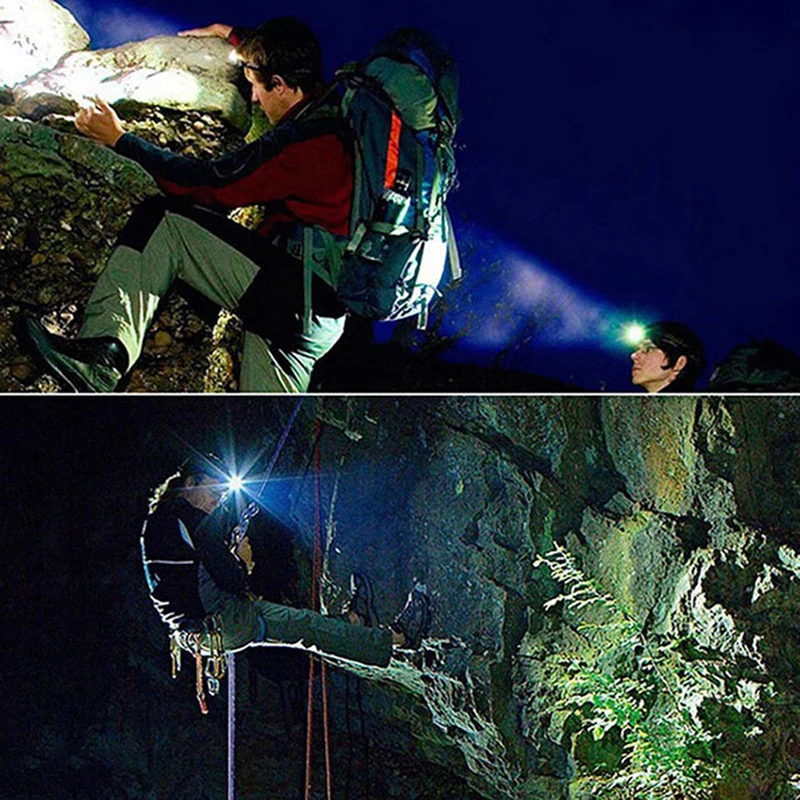 

C2 8000 Lumen Hight Power Light 5 led Headlamp Headlight t6 LED Head Lamp Light 18650 Rechargeable Fish Flashlight Torch Lantern