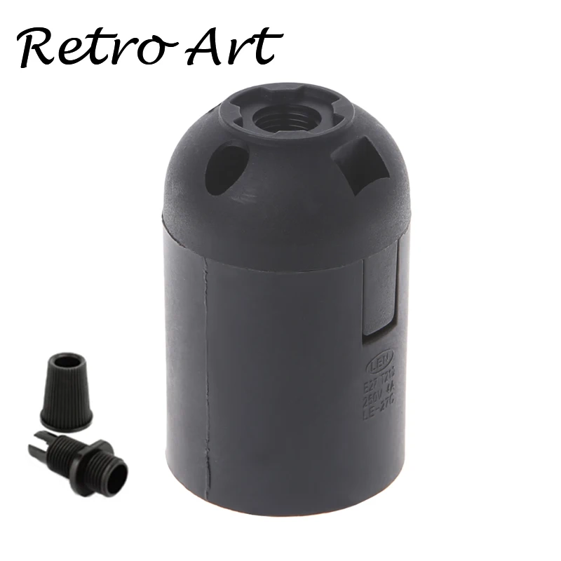 Патрон для лампы E27 10 шт./лот сертифицированный CE пластиковый патрон 4A 250 В С