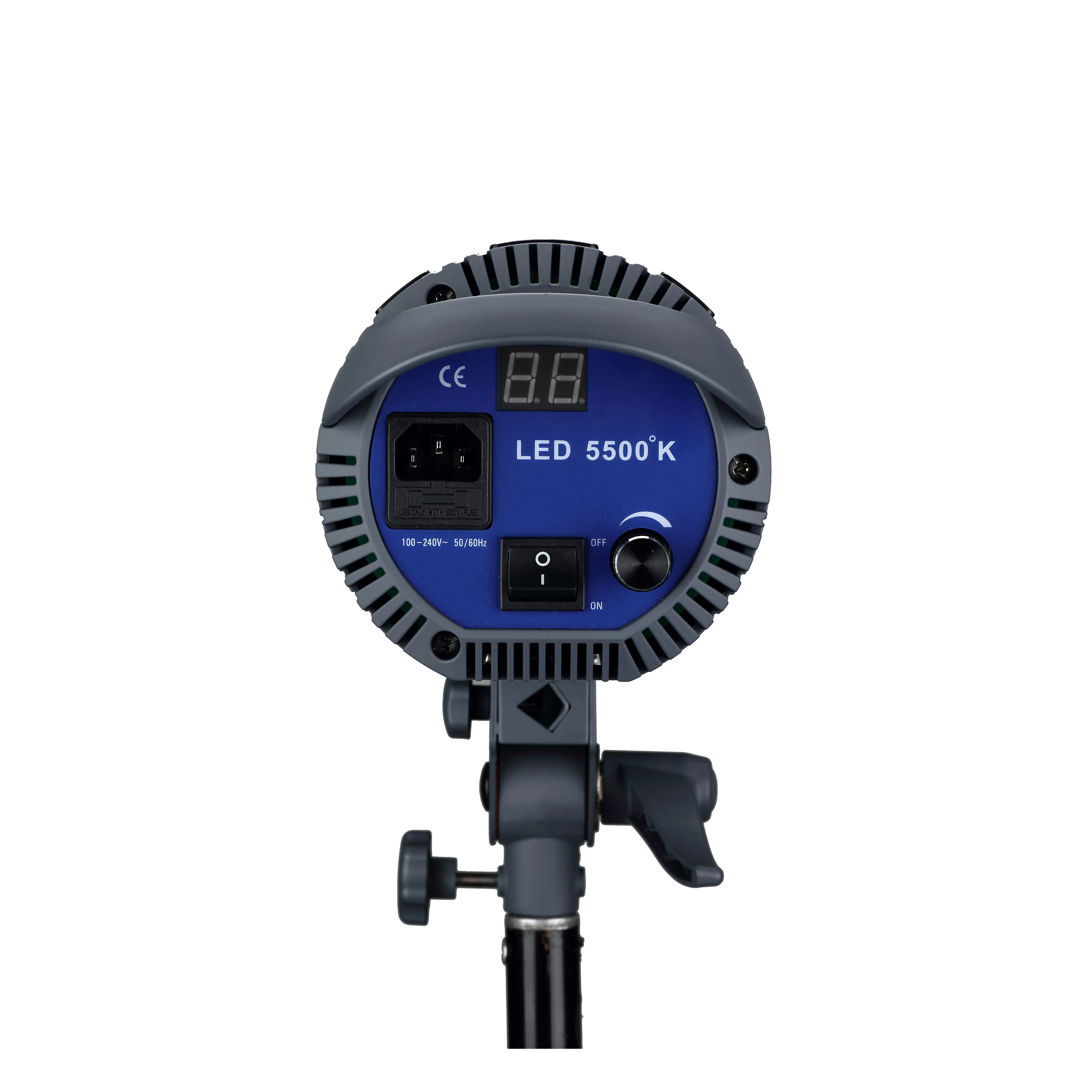 Студийный светодиодный светильник VISICO 200T стробоскоп с беспроводным пультом