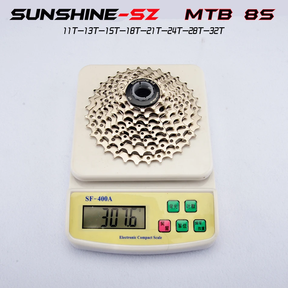 Бесплатная доставка SUNSHINE 8S 9S 10s 11S 30s Geschwindigkeit 36/42/46/50t Freilauf Breite Verhaltnis Mountainbike Fahrrad