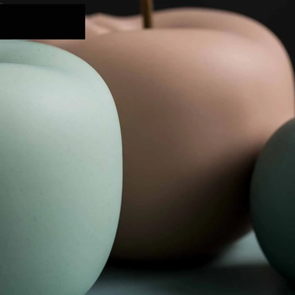 Креативное керамическое украшение в скандинавском стиле яблоко простое для