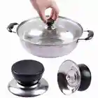 Крышка для кастрюли, универсальная, для кухни, защита от ожогов